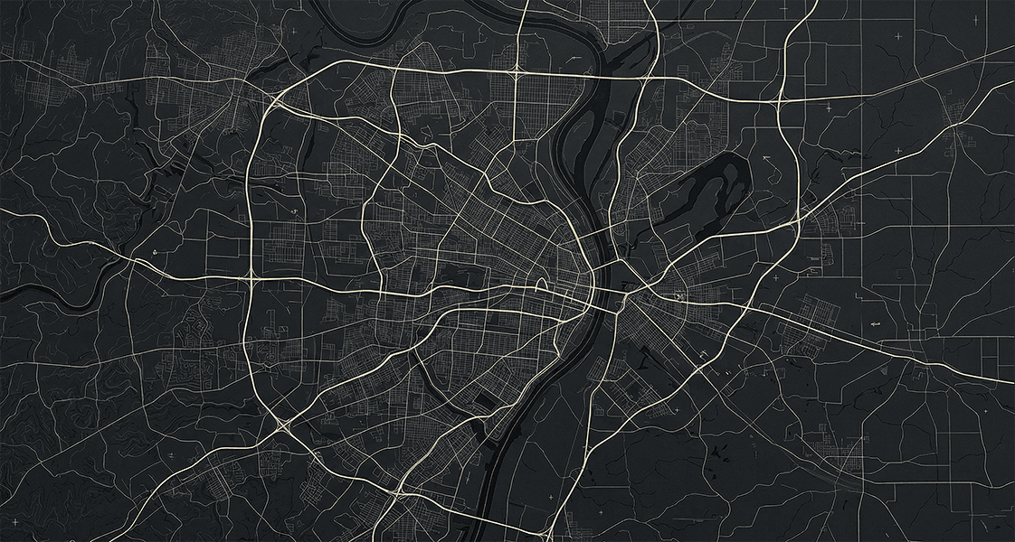 Greater St. Louis and Bi-State Region map