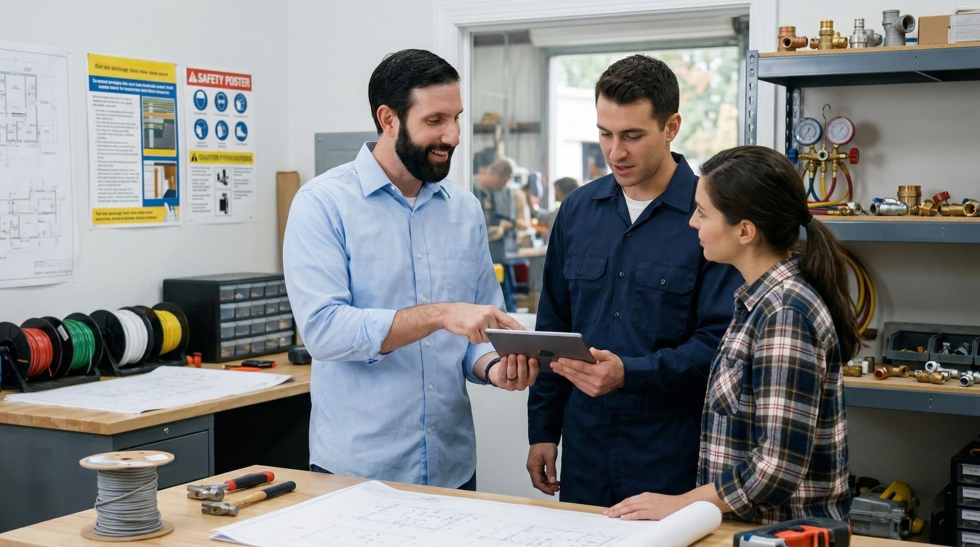 Consulting with small business operations team